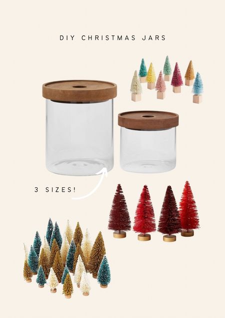 DIY Christmas jars using bottle brush trees

#LTKhome #LTKSeasonal #LTKHoliday