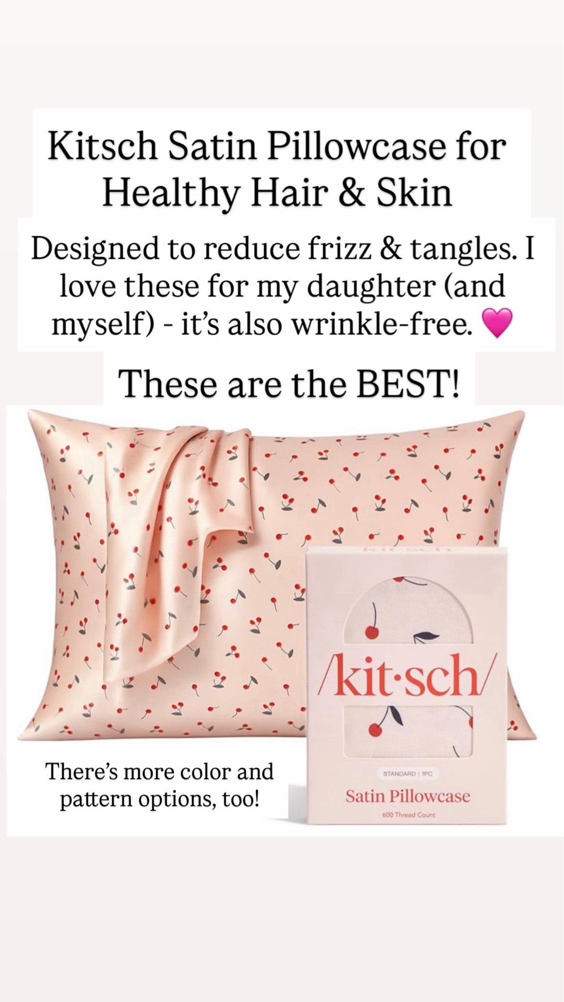 These pillowcases really are the best. Can’t get enough of them.Kitsch pillowcases.

#LTKmomlife