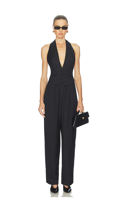 Ronny Kobo Zuri Jumpsuit in Navy. Taglia S. Also in L, M, XS. | Revolve Clothing (Global)