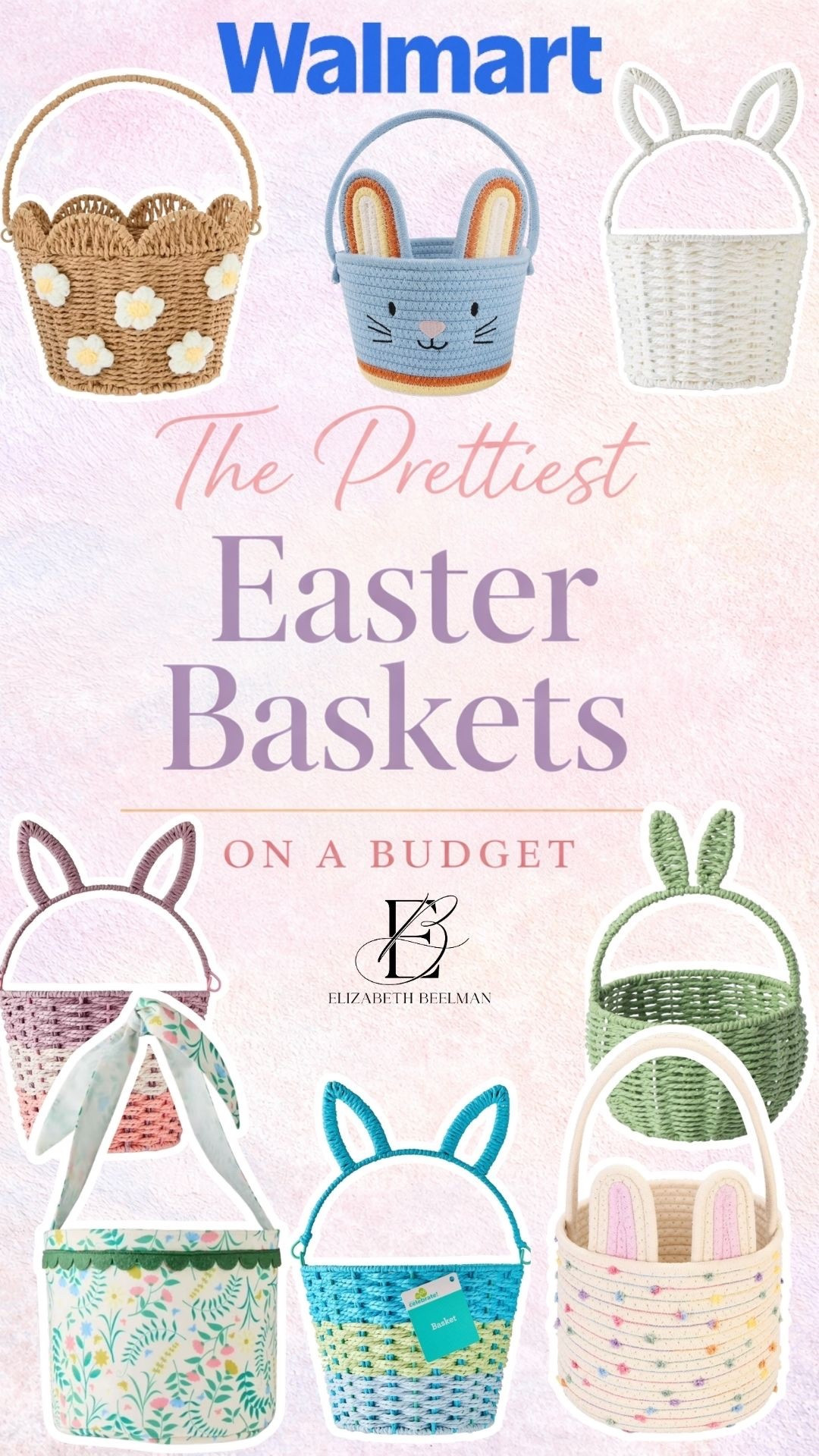 WALMART: The Prettiest Easter Baskets On a Budget

#walmart #easterbaskets #easter #spring #walmarteaster #ltkeaster #ltk #ltkbaskets #ltkholiday #easterideas 