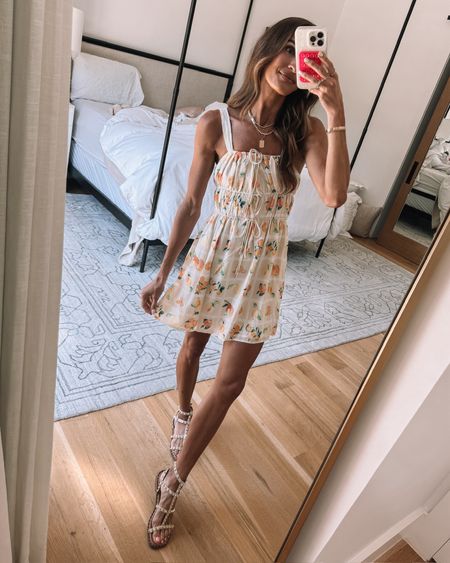 okay how fun is this printed little dress for summer?! ☀️ so cute for date night or vacation! 🙌🏻 on sale + use code AFLAUREN for an extra 15% off! 💗

#LTKSaleAlert