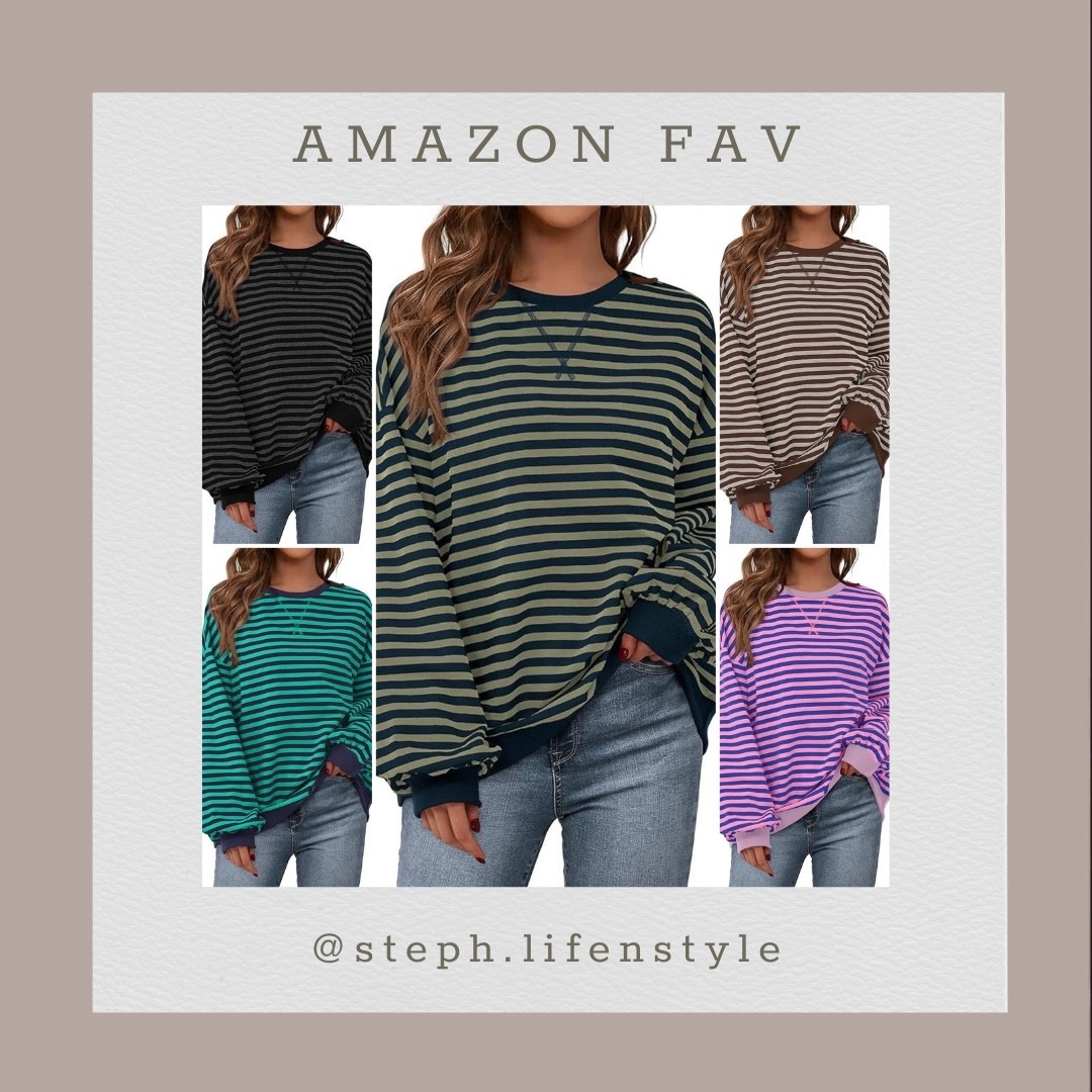 Oversized sweatshirt! I’m in! 😜
Love them all! 
These are soo cute and come in a bunch of other fun colors! 
#amazon #amazonfashion #womensfashion #oversized #oversizedtop #sweatshirt #oversizedsweatshirt #like #comment #save #share #follow 

#LTKFindsUnder100 #LTKFindsUnder50 #LTKmomlife