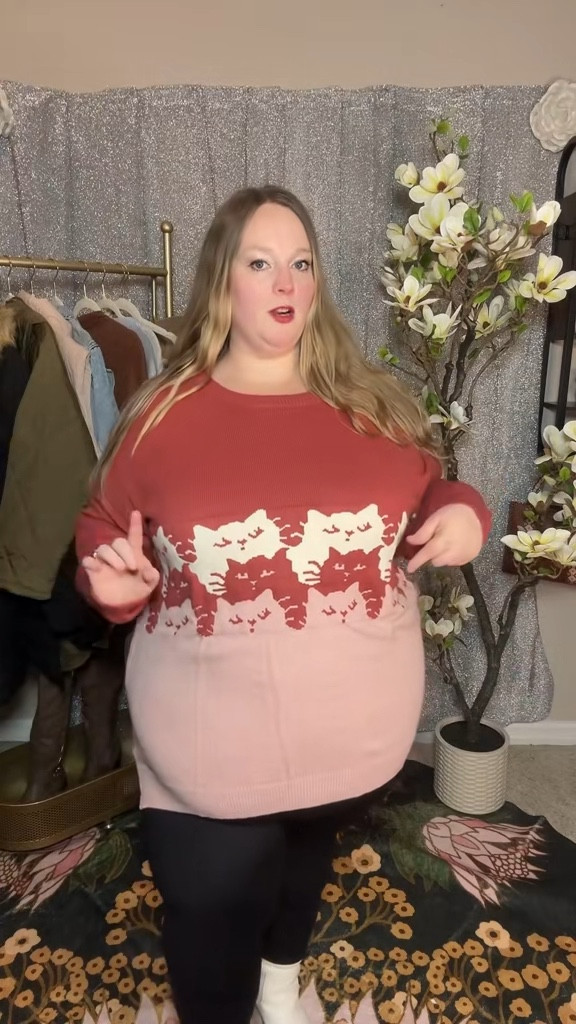 This is seriously one of the softest sweaters I own and the cat detail makes it so fun to wear. It’s cozy without feeling heavy and easy to throw on anytime.

plus size cat sweater, soft plus size sweater, cozy graphic sweater, bloomchic sweater, cute plus size tops


#LTKPlusSize #LTKSeasonal #LTKootd