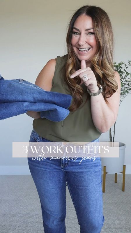 Work outfits with jeans 

Wearing L in All tops and 12 in jeans 

Workwear, fall outfit, jeans, work 

#LTKover40 #LTKworkwear #LTKmidsize
