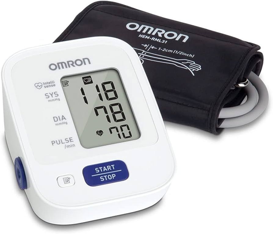 OMRON Bronze Blood Pressure Monitor, Upper Arm Cuff, Digital Blood Pressure Machine, Stores Up To... | Amazon (US)