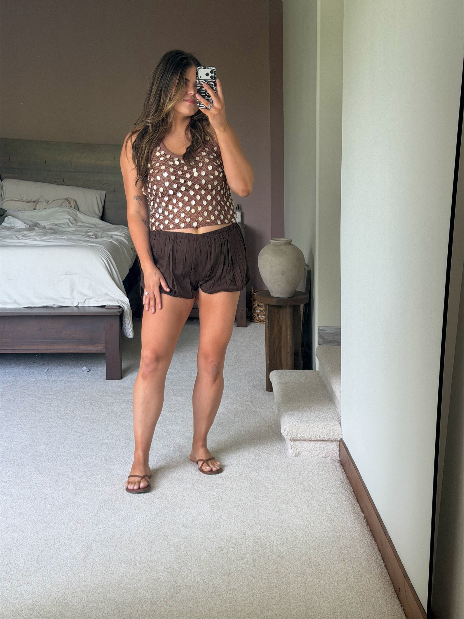 Summer Beach vibes from J.Crew- obsessed with these for resortwear or vacation at the beach! 

Wearing size large in both

Midsize, size 12, size 14, mom style, curvy outfit