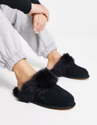 UGG Scuff Sis slippers in black | ASOS | ASOS (Global)
