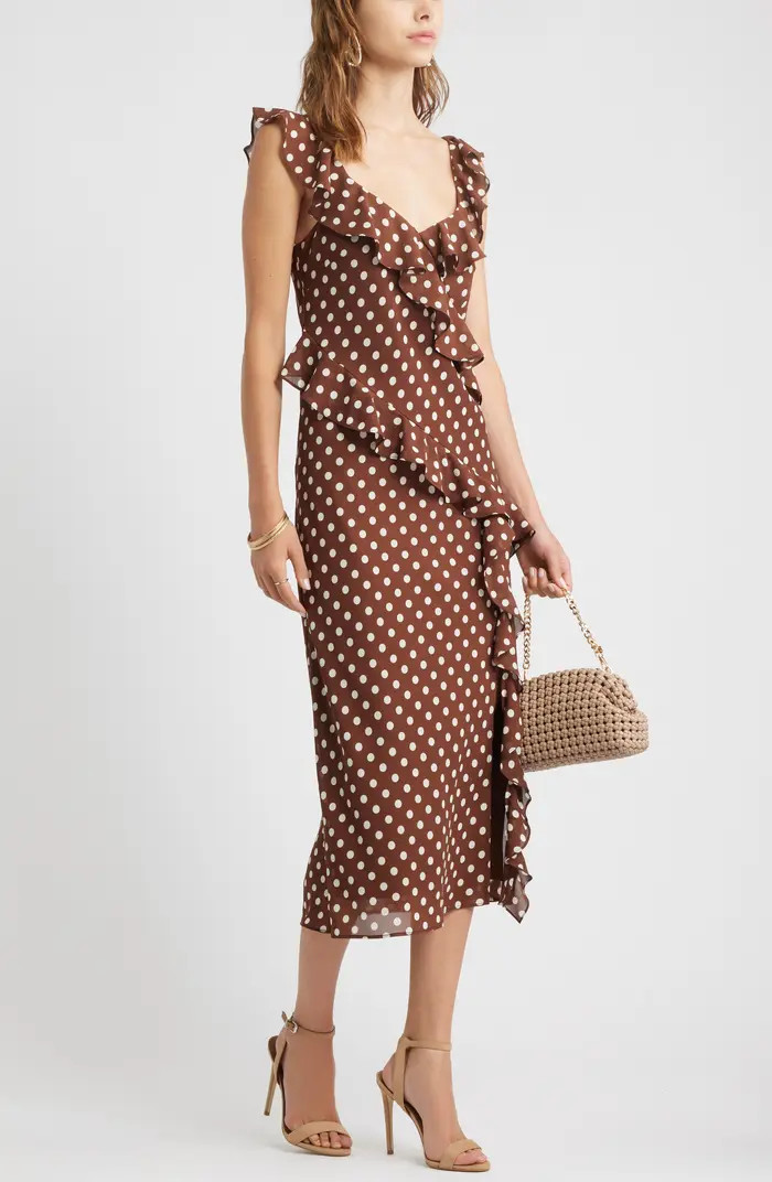 Ruffle Midi Dress | Nordstrom