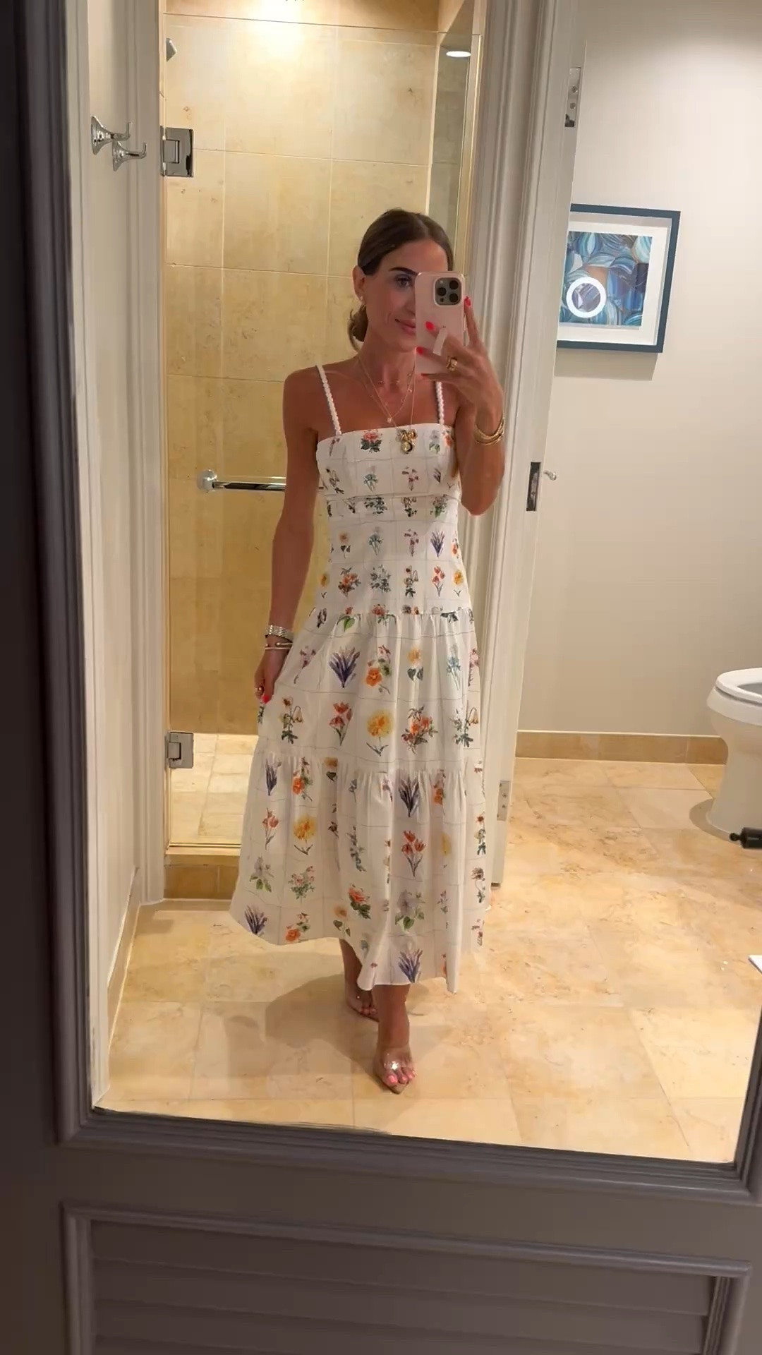 The cutest floral printed dress for vacation. Wearing xxs - runs small.

#LTKTravel #LTKPetite #LTKootd