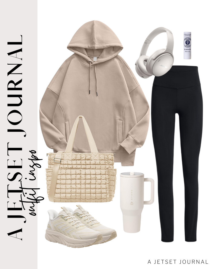 I'm excited to slip into my cozy, oversized hoodie in coffee gray, paired with my buttery-soft high-waisted leggings. Whether I’m enjoying a peaceful walk in the park or some much-needed alone time, I’ll have my trusty Bose headphones and Hydrojug Traveler with me to make it perfect! 

 #LTKSaleAlert #LTKTravel