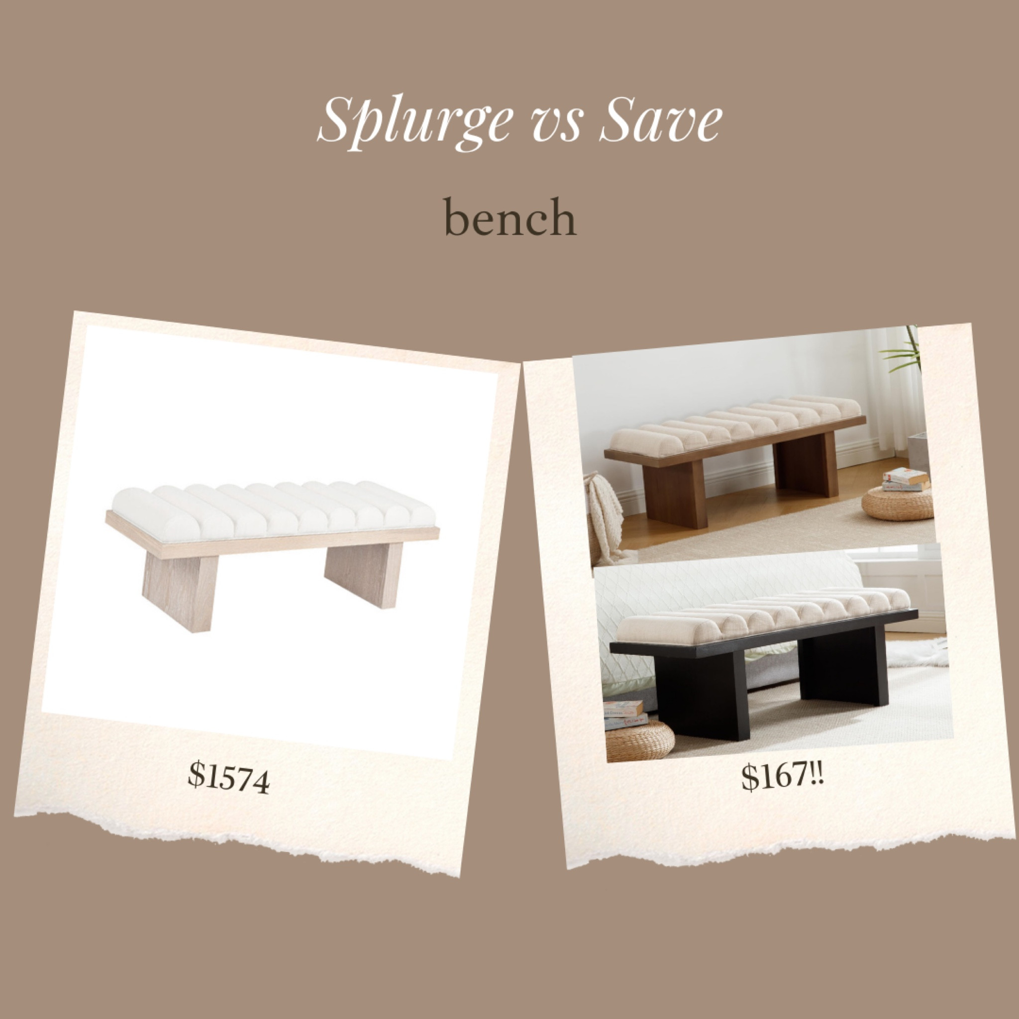 Brand new Amazon high end inspired bench! Such a gorgeous style & best price I’ve ever found for this detailing! 

#LTKSaleAlert #LTKStyleTip #LTKHome