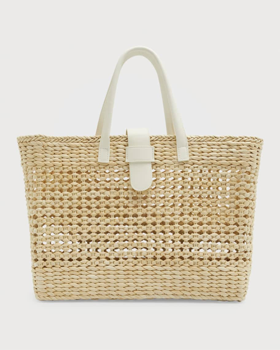 Jules Oversized Cutout Tote Bag | Neiman Marcus