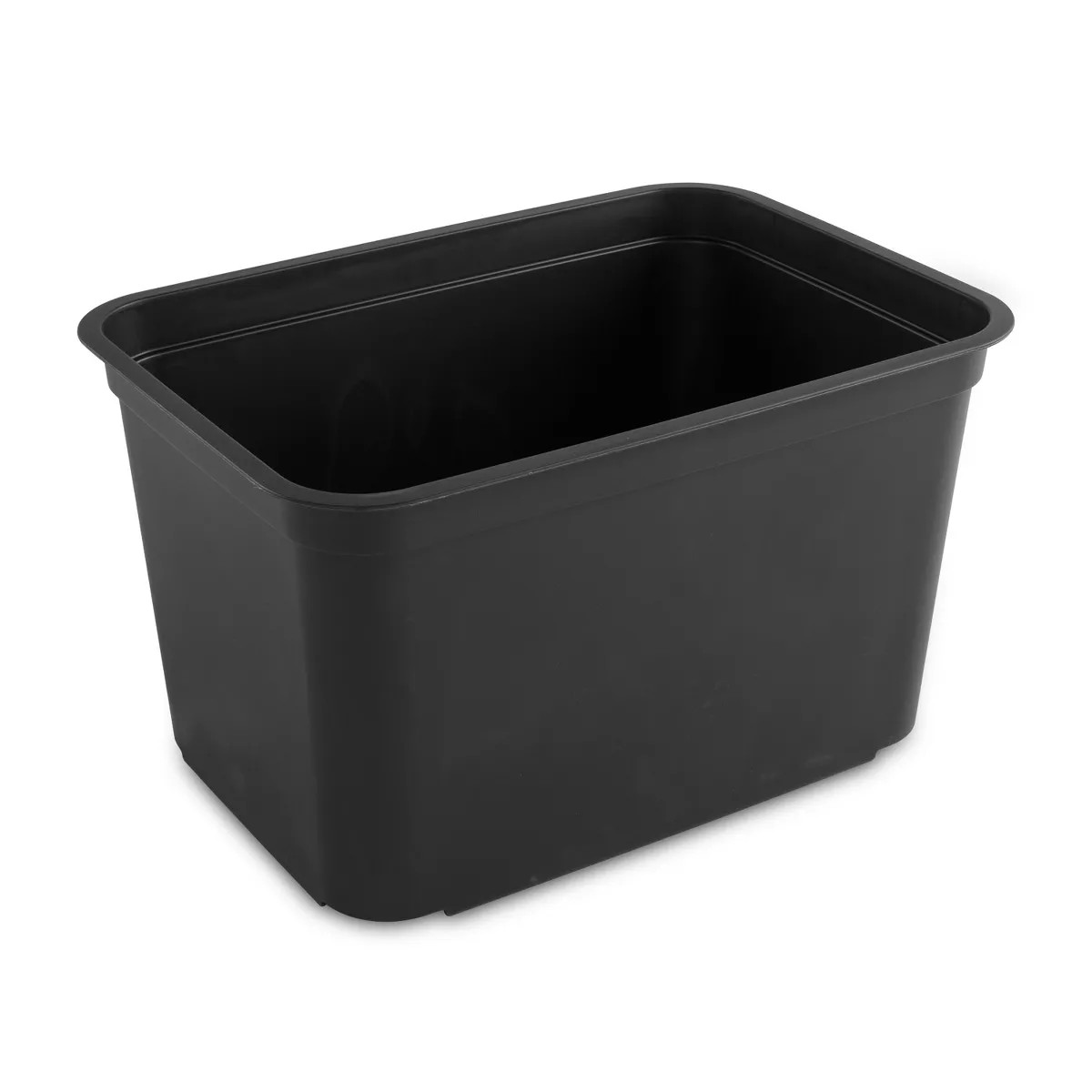 26.2qt Heavy Duty Storage Bin - Brightroom™: Black Plastic, Stackable & Portable, Universal Sto... | Target