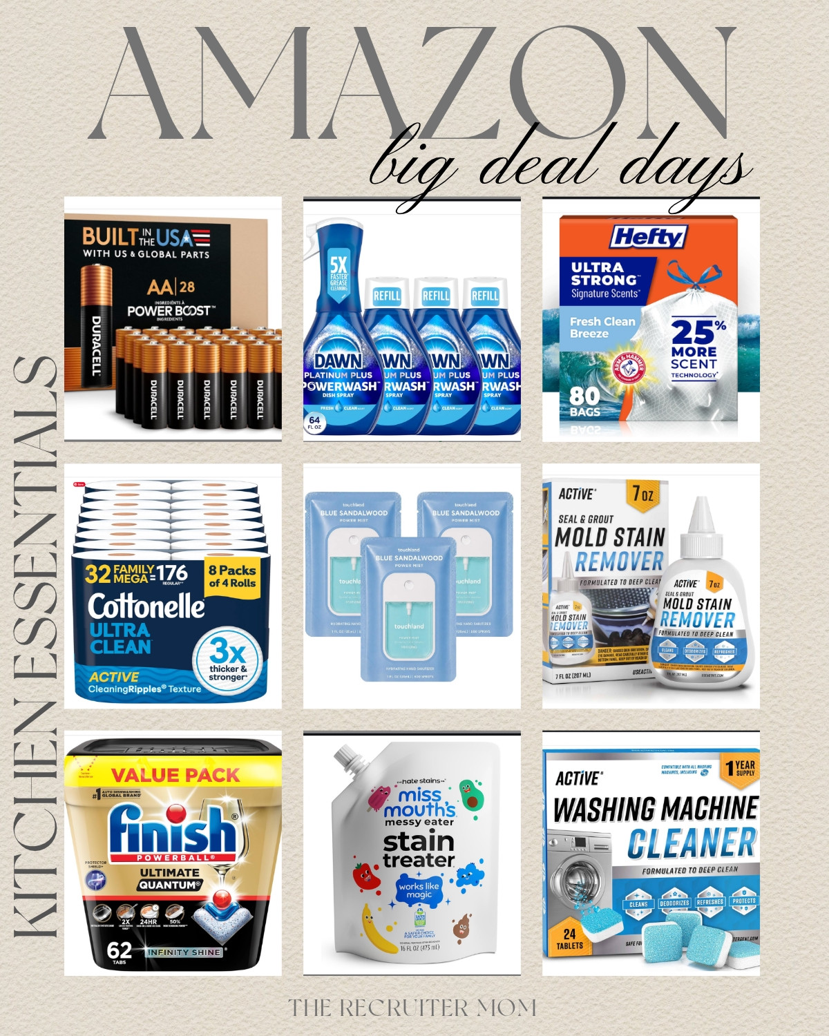 Amazon Big Deal Days home essentials! 🏠 Stocking up on the practical stuff while it’s on sale, including cleaning supplies, batteries, paper products and everyday household favorites. 

 #LTKdayinmylife #LTKSeasonal #LTKHome