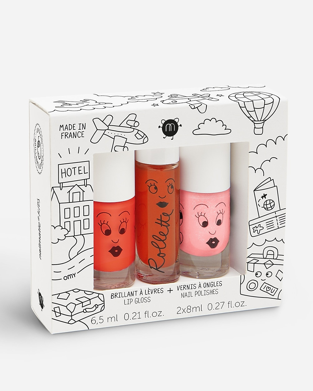 nailmatic® kids' amazing trip nail polish and lip gloss set | J. Crew US