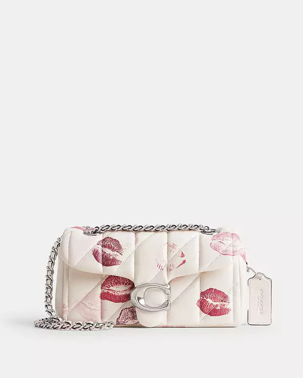 Tabby Shoulder Bag 20 With Quilting And Lip Print | Coach (US)
