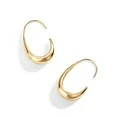 PAVOI Women's 14K Yellow Gold Flash Plated Teardrop Hoop Earrings, 925 Sterling Silver Post, Ligh... | Walmart (US)