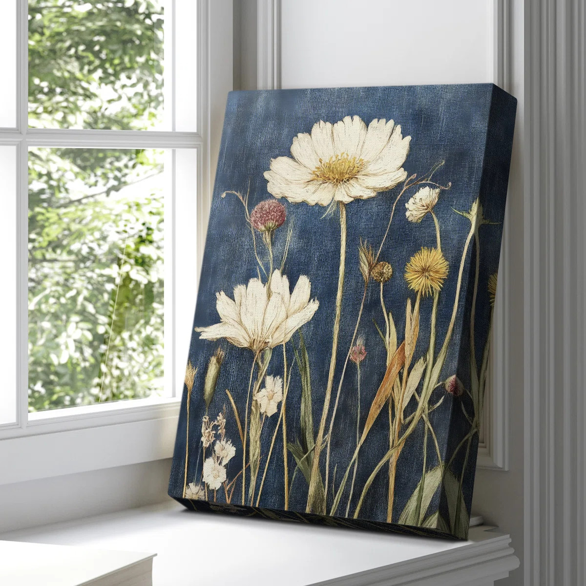 Floral CVII Gallery Wrapped Canvas - Ready To Hang | Wayfair North America