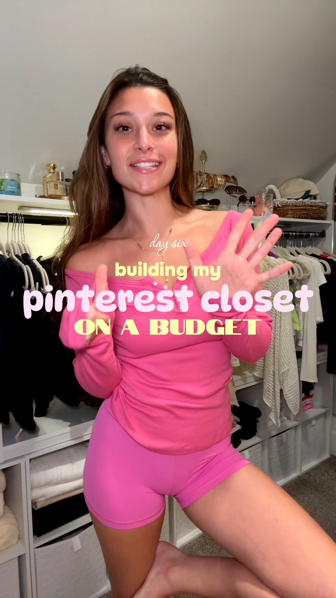 DAY SIX! Decorating the closet now 👗🪜

#LTKdayinmylife #LTKHome #LTKvlog