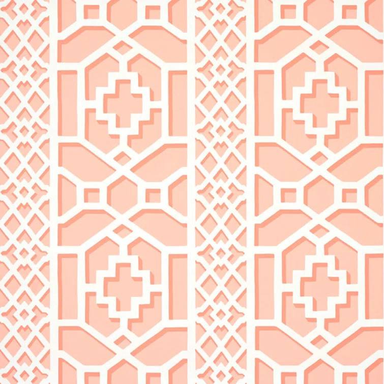 Zanzibar Trellis 27' L x 27 " W Wallpaper Roll | Wayfair North America
