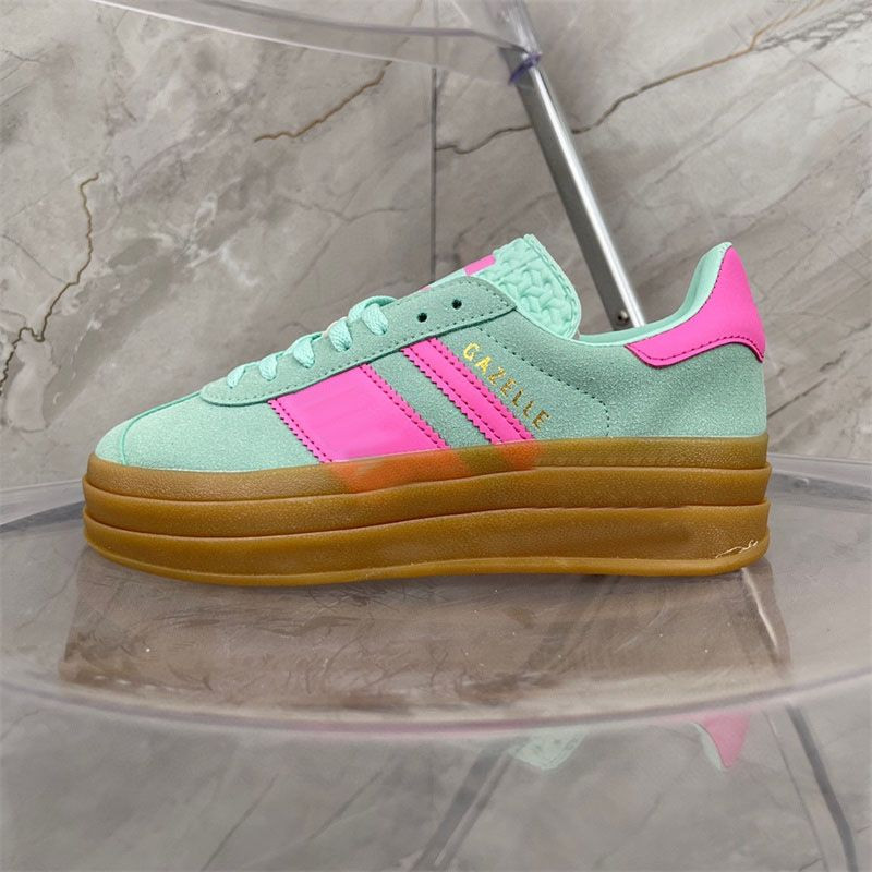 Gazelle Bold Pink Glow Designer Shoes Pulse Mint Pink Core Black White Solar Orange Solar Green G... | DHGate