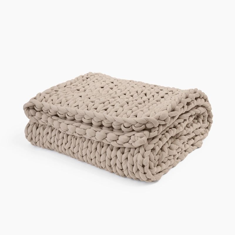 Knitted Weighted Blanket - Organic Cotton - Cotton Napper | Bearaby US