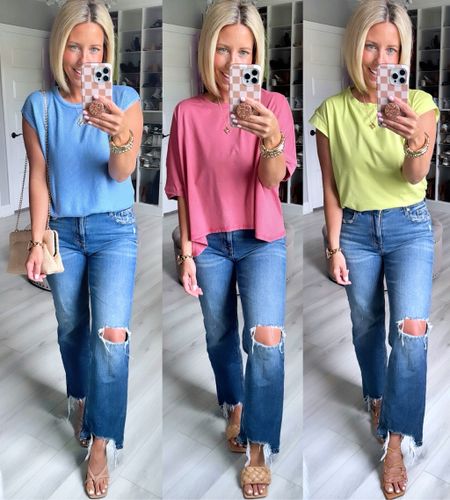 Here’s a little round up of some of my current fav @amazon tips I’ve found this spring!!!! I love all the color options!!!!
⬇️⬇️⬇️
Wearing my true size small in all 3
Jeans TTS size 4

#LTKstyletip #LTKSeasonal #LTKfindsunder50