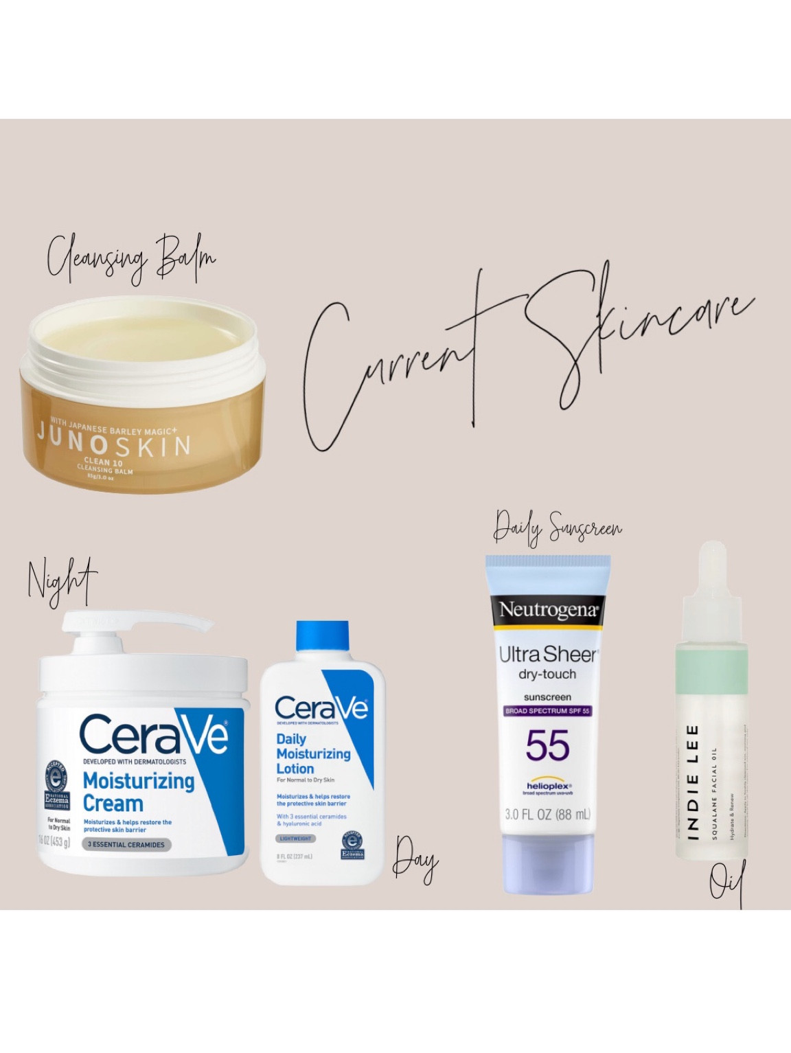 This is what I’m currently using with Tretinoin 0.1%. I use the oil liberally at night and 3 drops for the day + sunscreen and the Cerave daily moisturizer. Night I use the Cerave cream which is heavier. 

#LTKbeauty #LTKunder50 #LTKFind