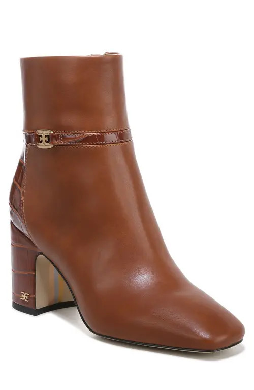 Sam Edelman Florah Bootie in Brown at Nordstrom, Size 8.5 | Nordstrom