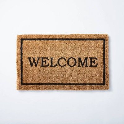 1&#39;6&#34;x2&#39;6&#34; Welcome Doormat Neutral - Threshold&#8482; designed with Studio McGee | Target