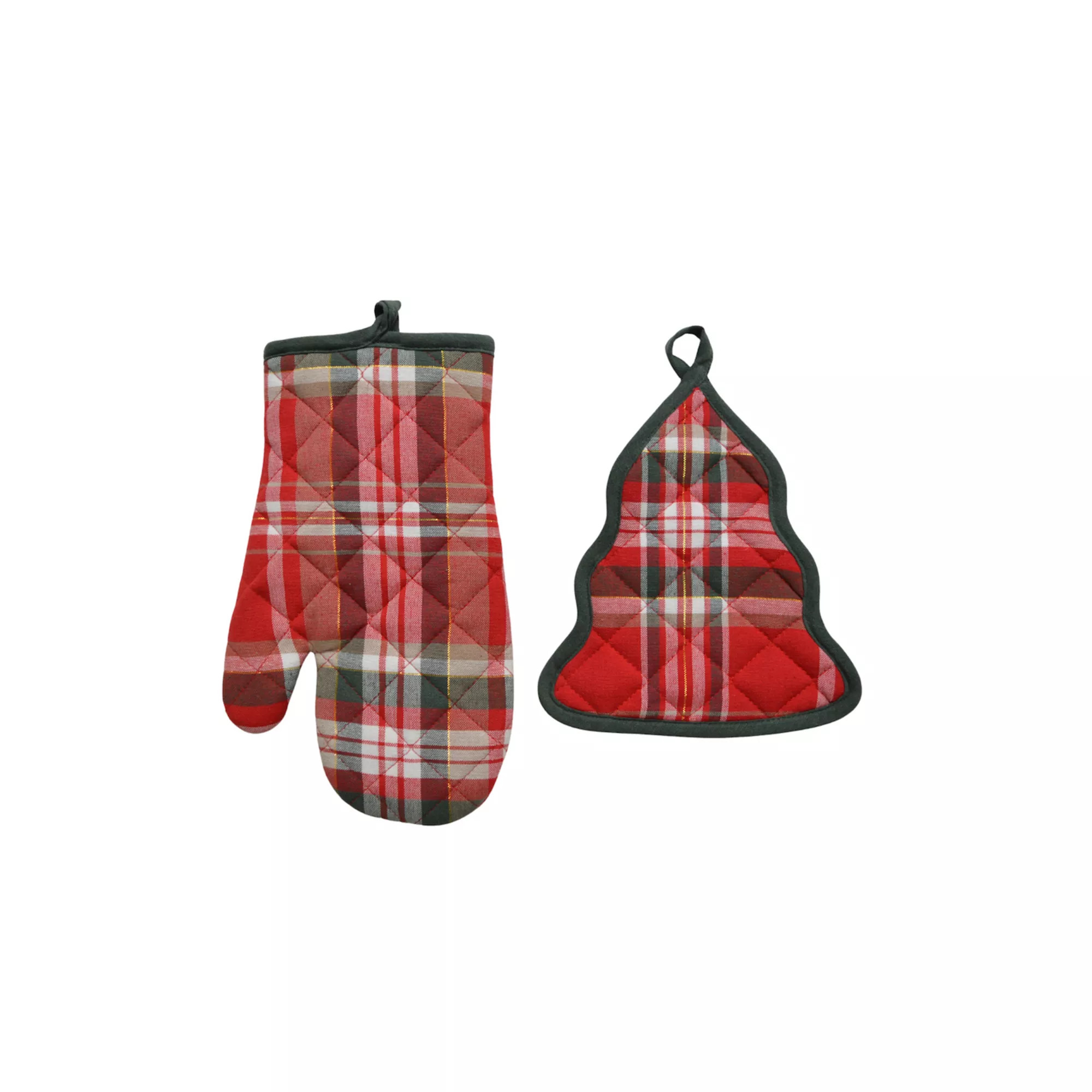 St. Nicholas Square® 2-pc. Yarn Dye Oven Mitt And Potholder Set | Kohl's