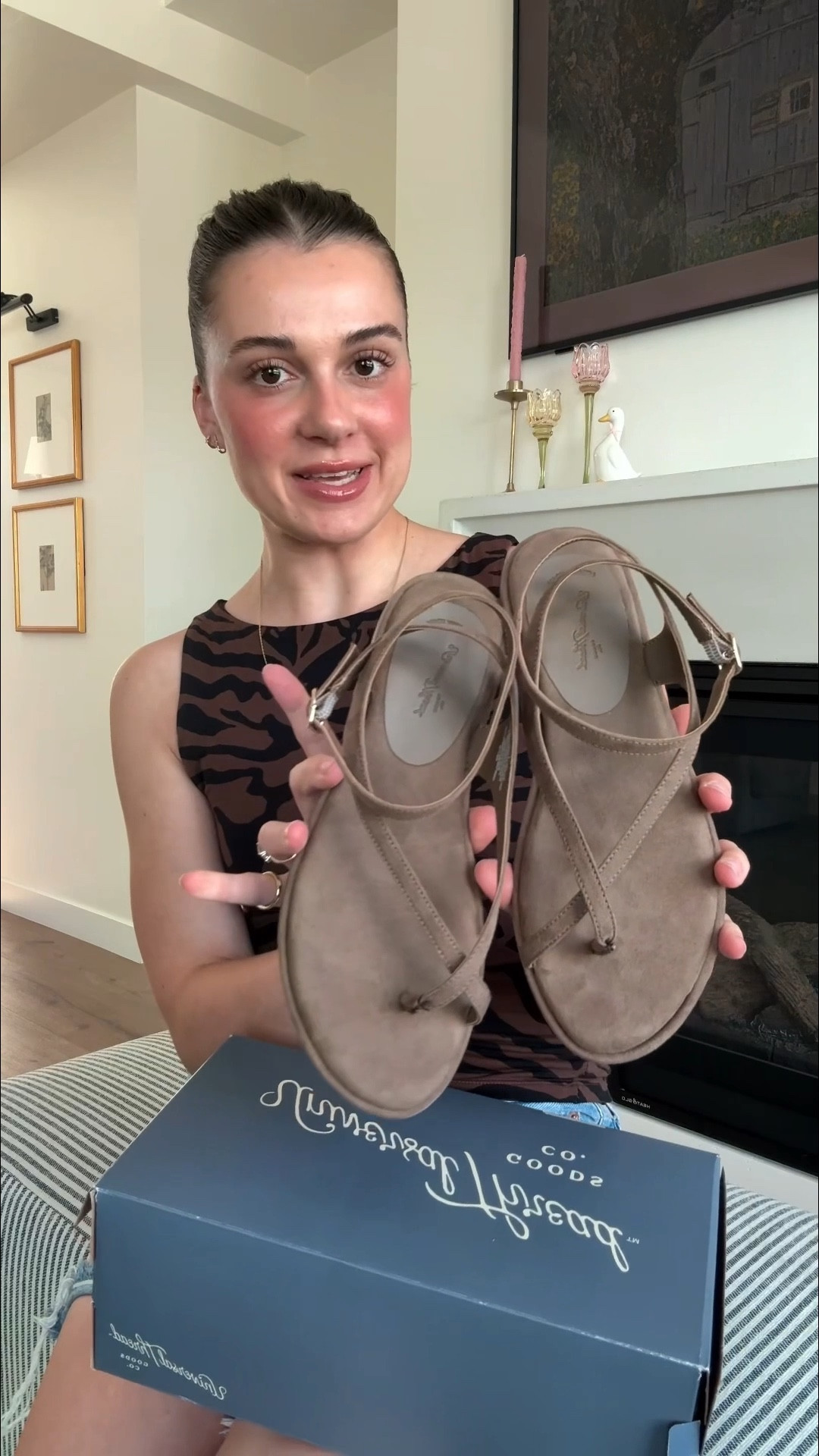 Target sandal find! Maddox sandal! They run tts 😽🤎

#LTKSeasonal #LTKootd