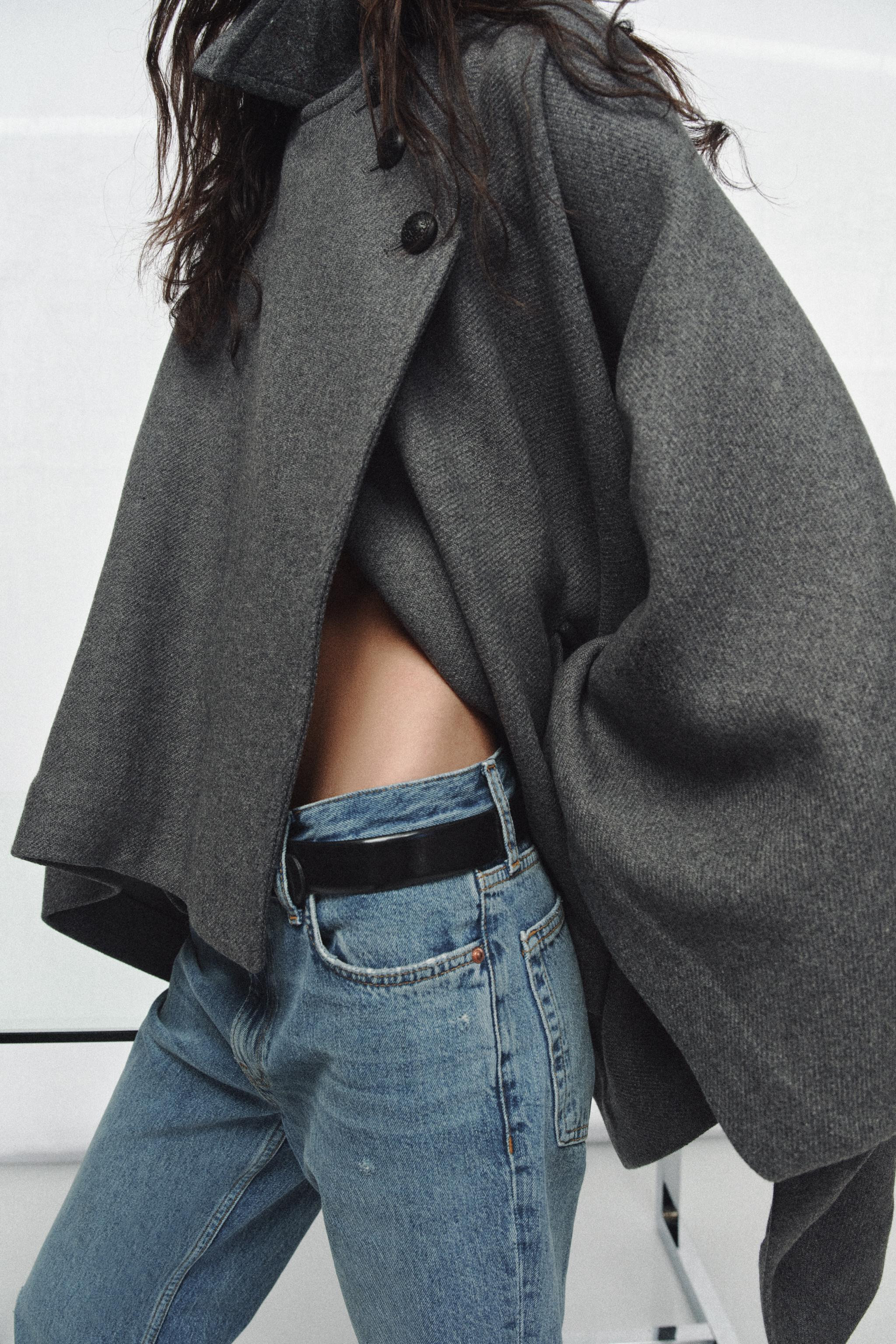 ZW COLLECTION WOOL BLEND CAPE LIMITED EDITION | Zara UK