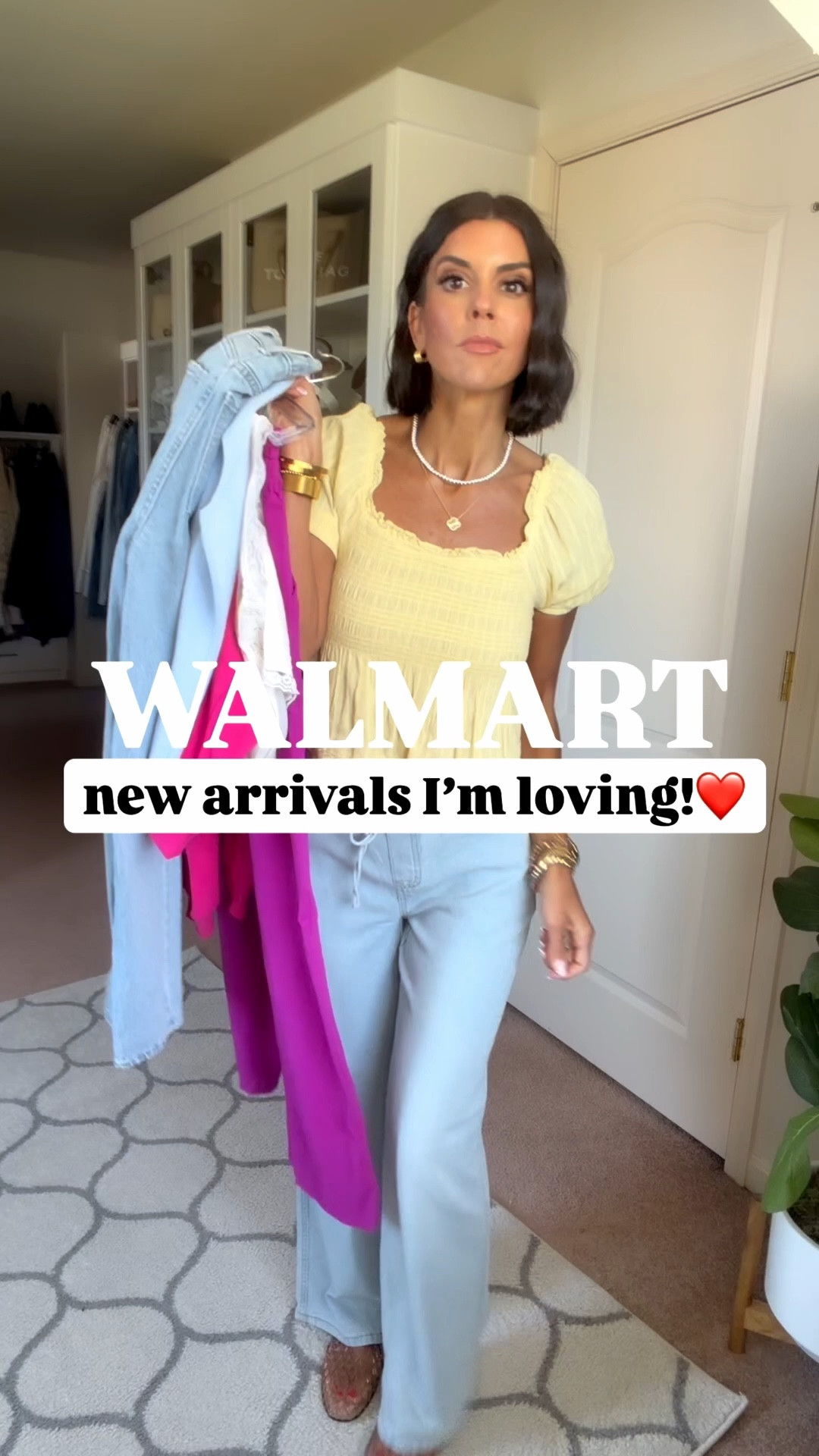 Walmart new arrivals! 
Wearing size xs in yellow tee and pull on jeans
Size small in purple pants and xs in tank
Size small in sweatshirt, blue jeans tts 
Size xs in blue vest 

#LTKgrwm #LTKmomlife #LTKootd