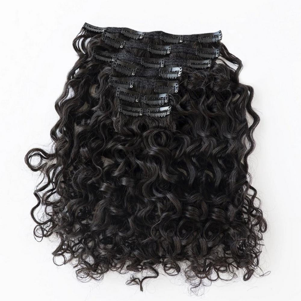 True + Pure Texture Island Curl Deep Wave Curly Human Hair Clip Ins Extensions - 20 | Ulta