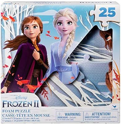 Disney Frozen 2 25-Piece Jigsaw Puzzle for Families, Kids, and Preschoolers Ages 4 and Up | Amazon (US)