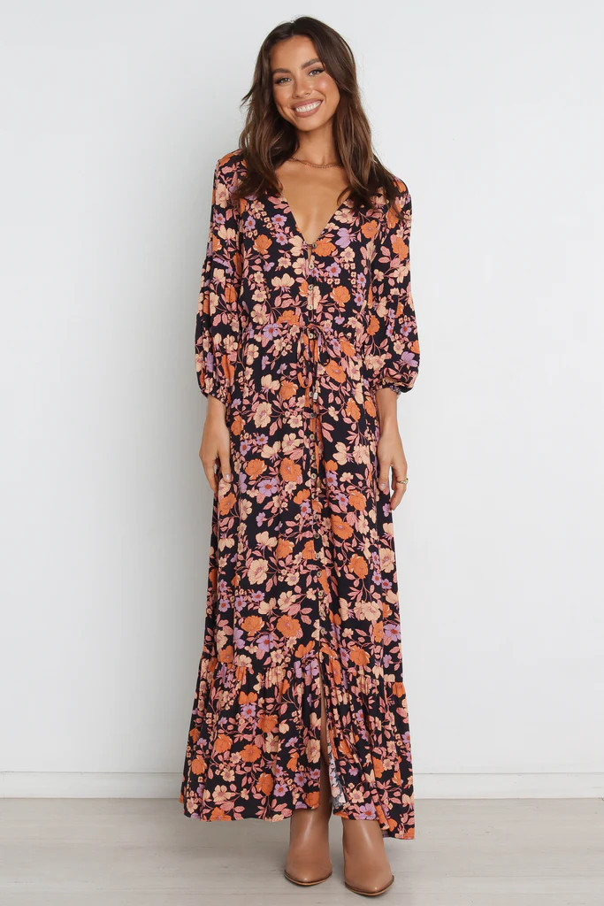 Katerina Dress - Navy Floral | Petal & Pup (US)