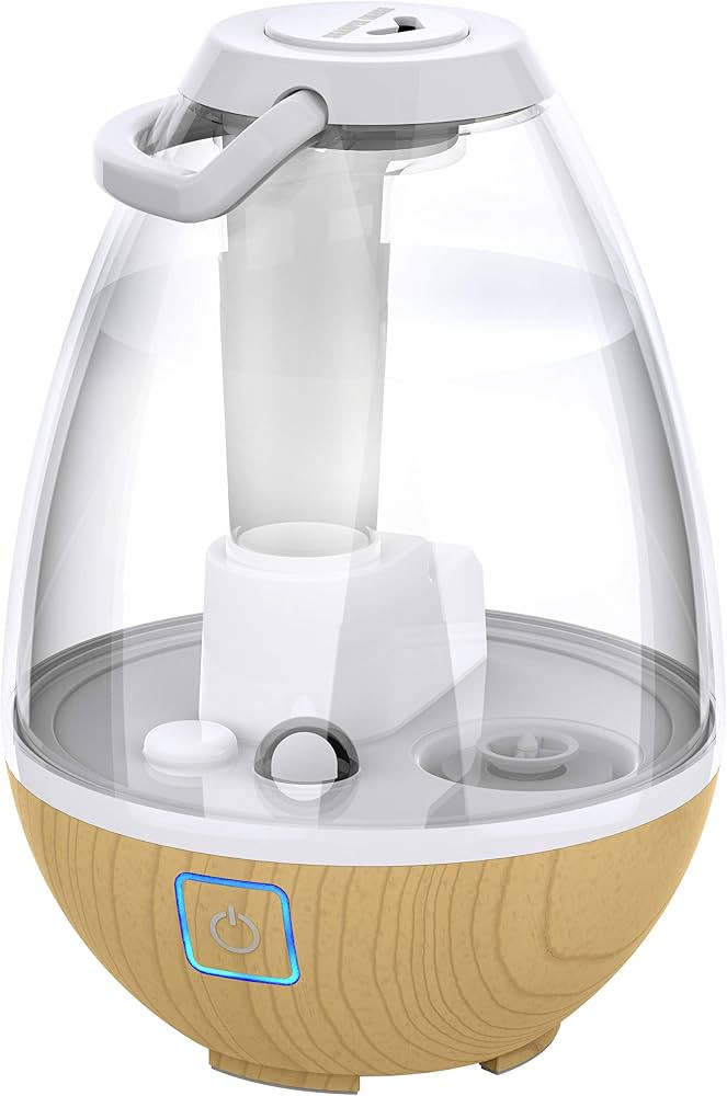 Sharper Image UHT1-SI Ultrasonic Cool Mist Humidifier, 0.4 Gallon (1.5L) Water Tank, 2 Settings, ... | Amazon (US)