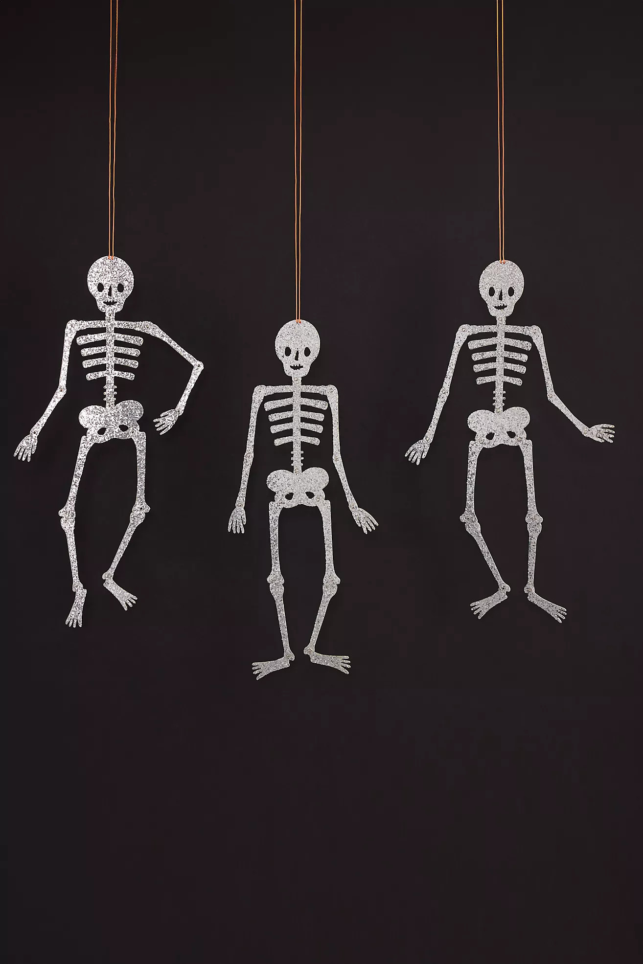 Meri Meri Glittery Skeletons Hanging Decoration | Anthropologie (UK)