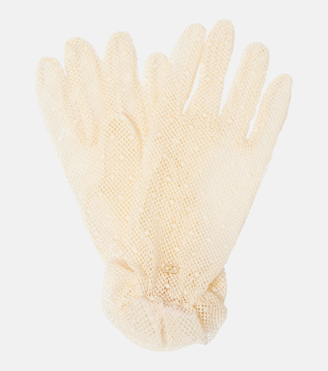 VLogo cotton-blend tulle gloves | Mytheresa (UK)