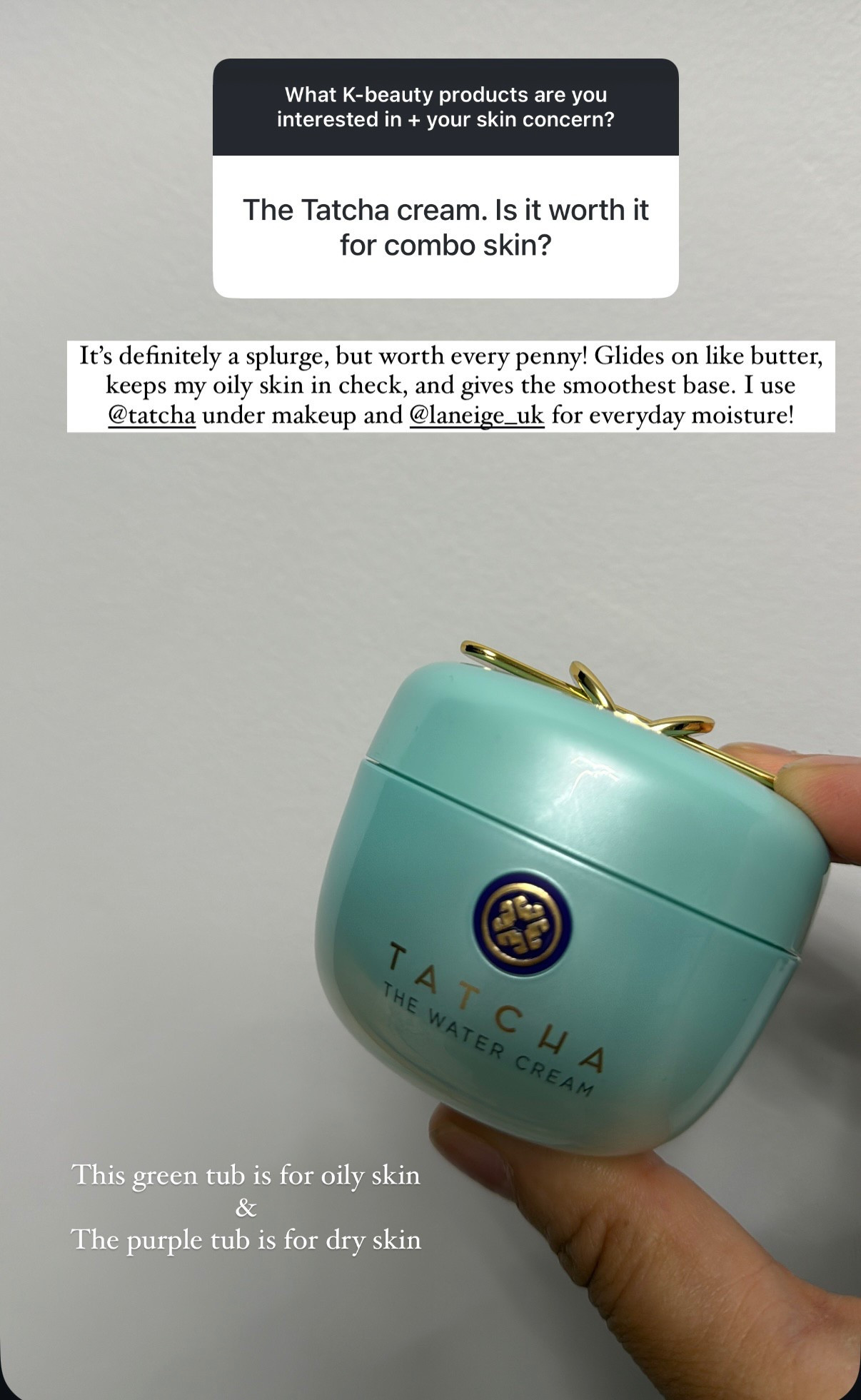 It’s definitely a splurge, but worth every penny! Glides on like butter, keeps my oily skin in check, and gives the smoothest base. I use this under makeup and Laneige for everyday moisture!


#LTKluxury #LTKbeauty #LTKspring