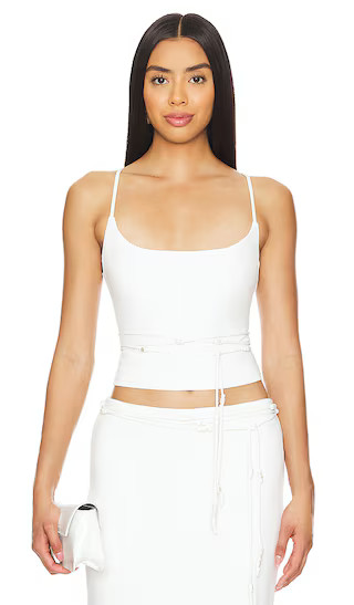 x Maggie MacDonald Carolyn Top in White | Revolve Clothing (Global)