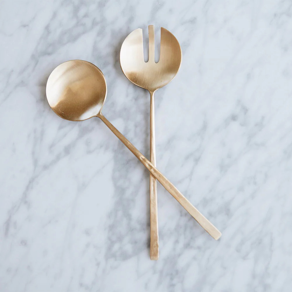 Brass Serving Set | Roan Iris
