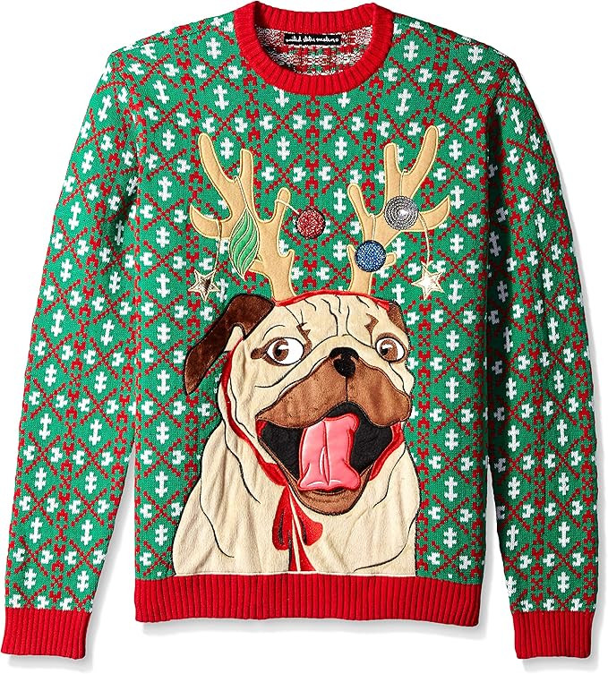 Blizzard Bay Men's Ugly Christmas Sweater Dogs | Amazon (US)