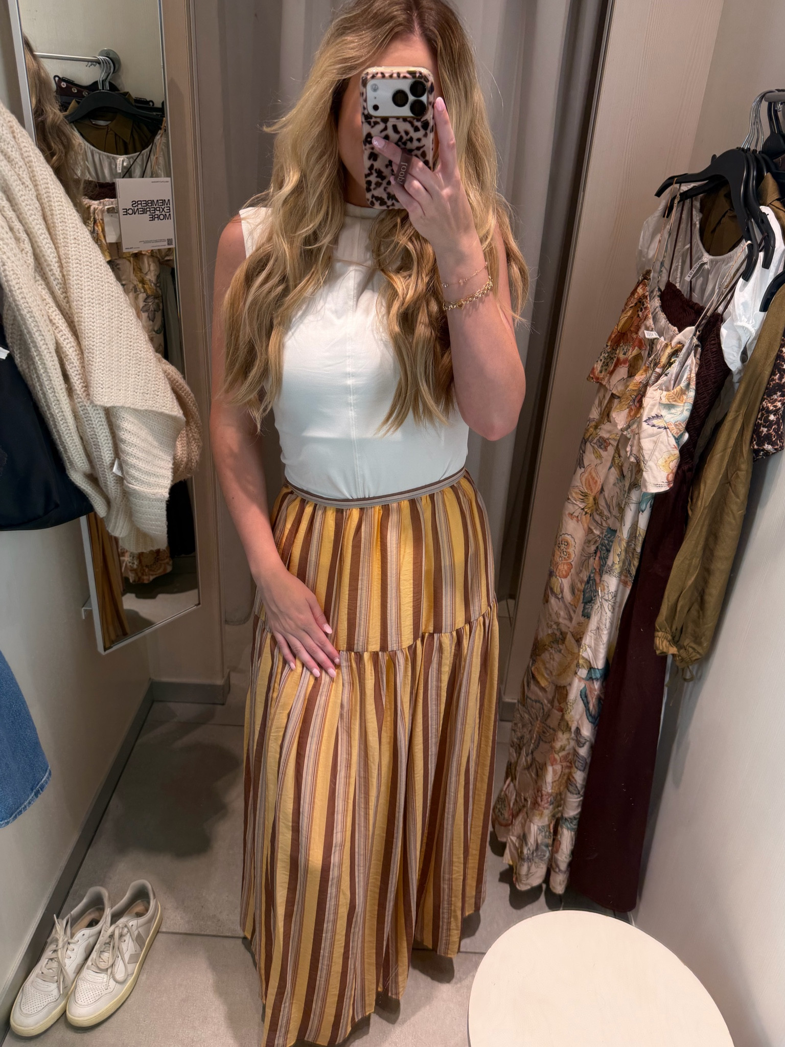 Cute H&M summer outfit finds! Maxi skirt!
#summer #h&m #maxi #skirt #loopy #veja
🤎

#LTKdayinmylife #LTKgrwm #LTKootd