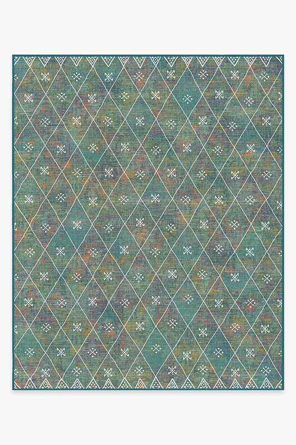 Kavi Diamond Polychrome Tufted Rug | Ruggable