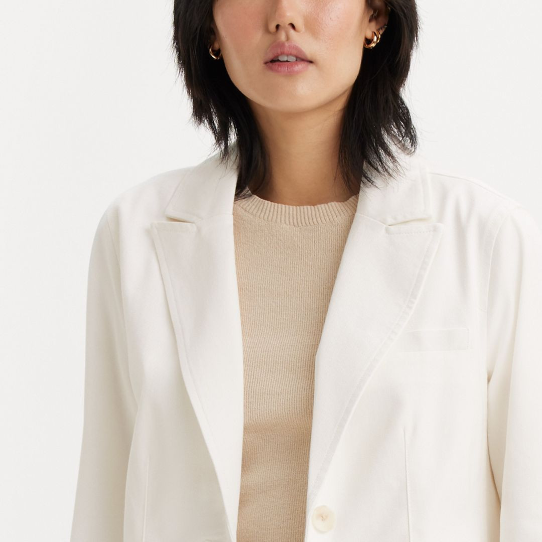 Levi's Single Breasted Cotton Blazer - Women's S | Levi's US