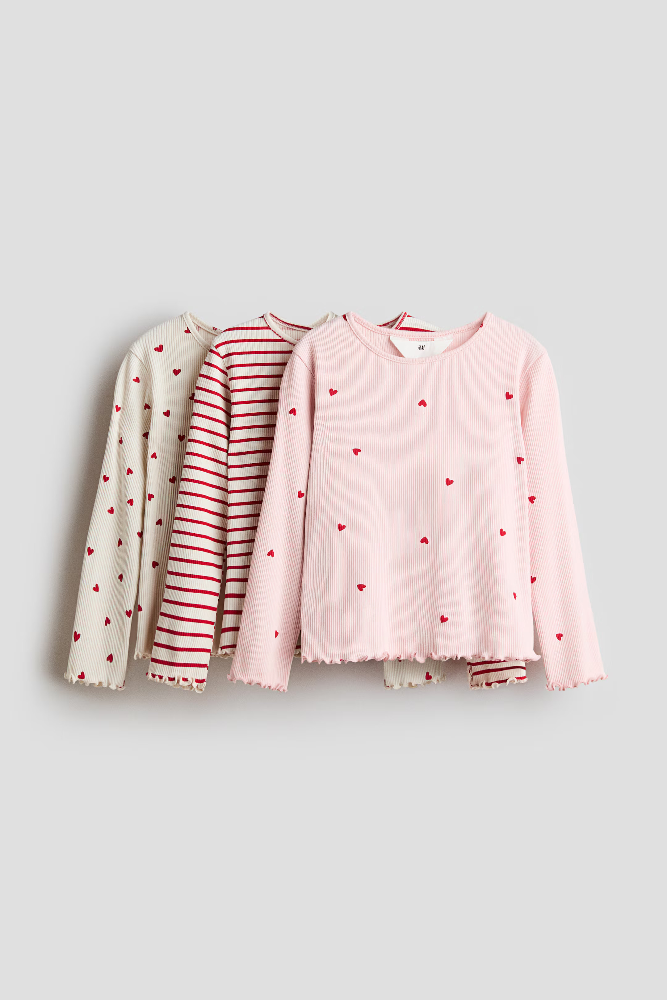 3-Pack Ribbed Jersey Tops | H&M (US + CA)