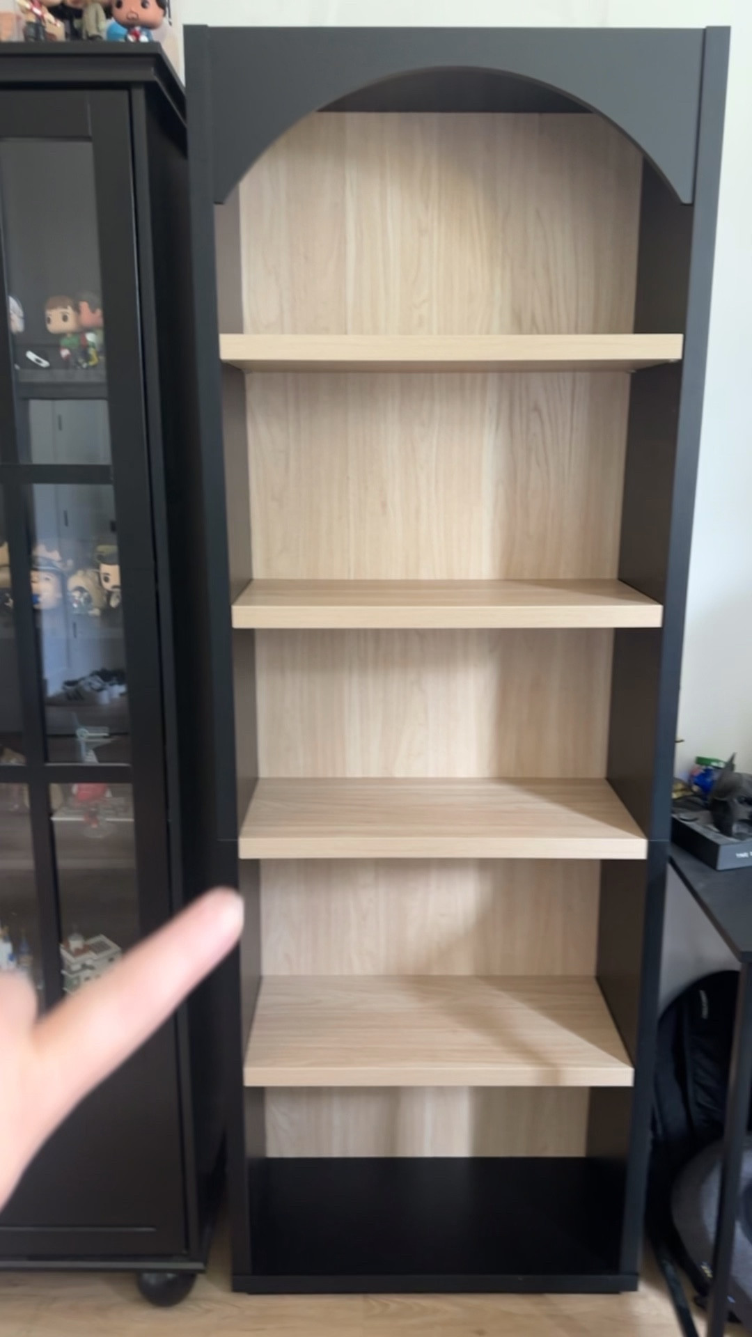 This Walmart mainstays five shelf arch bookcase is a great affordable option if you’re looking to get organized in the new year!

#LTKdayinmylife #LTKHome #LTKSeasonal