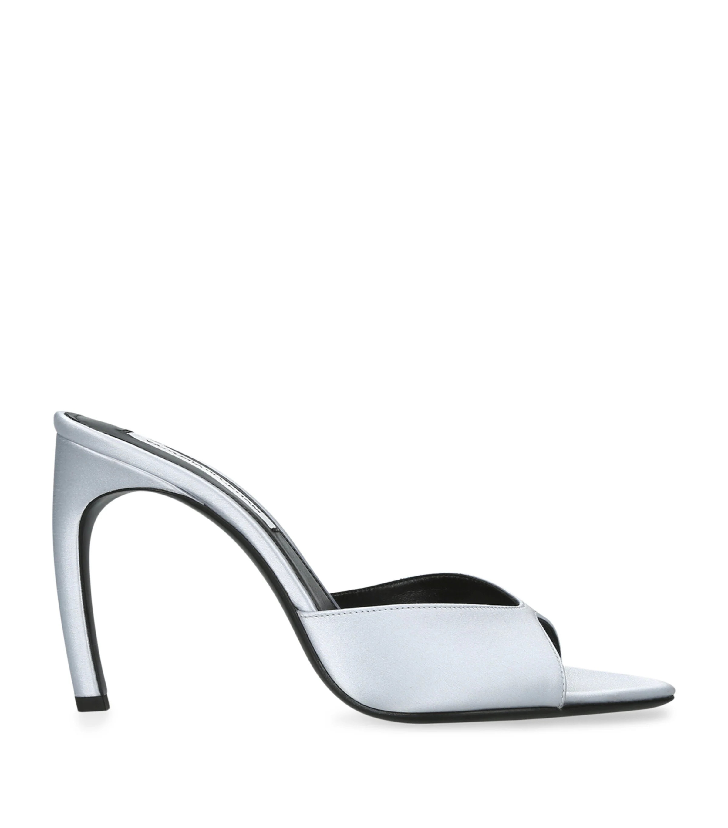 Victoria Beckham Satin Harlow  Heeled Mules 100 | Harrods US